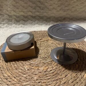 Partylite Silver Candle Holder Set
